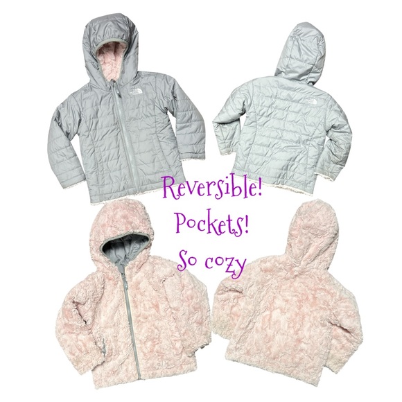 The North Face 3T reversibile quilted & fuzzy jacket - Picture 1 of 5
